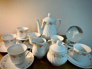 🌸High Quality China Porcelain Full 6-person Tea Set (Option for Partial Purchase)