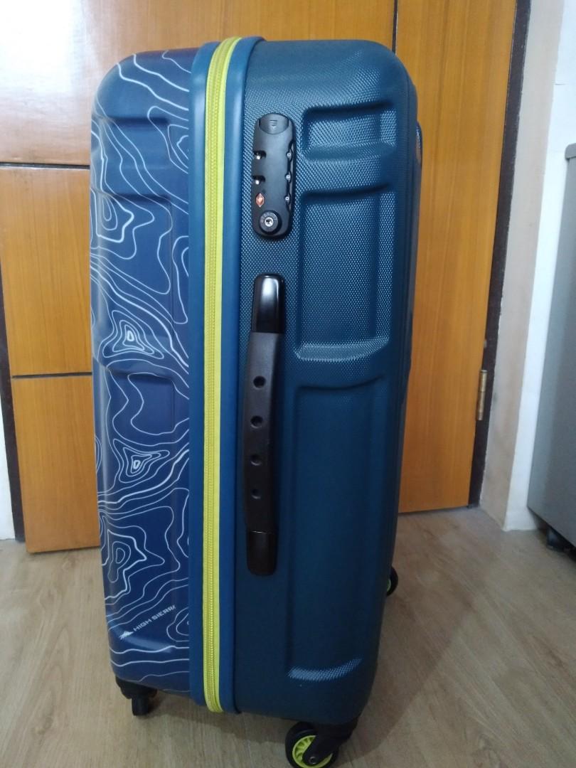High sierra hard shell luggage top