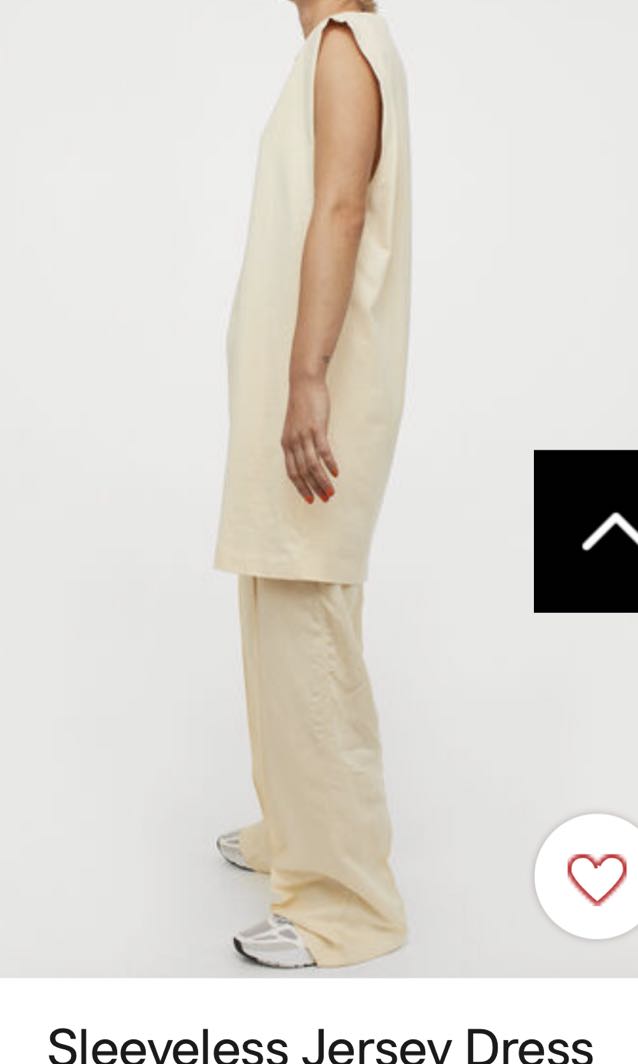 H\u0026M Sleeveless Jersey Dress, Fesyen 