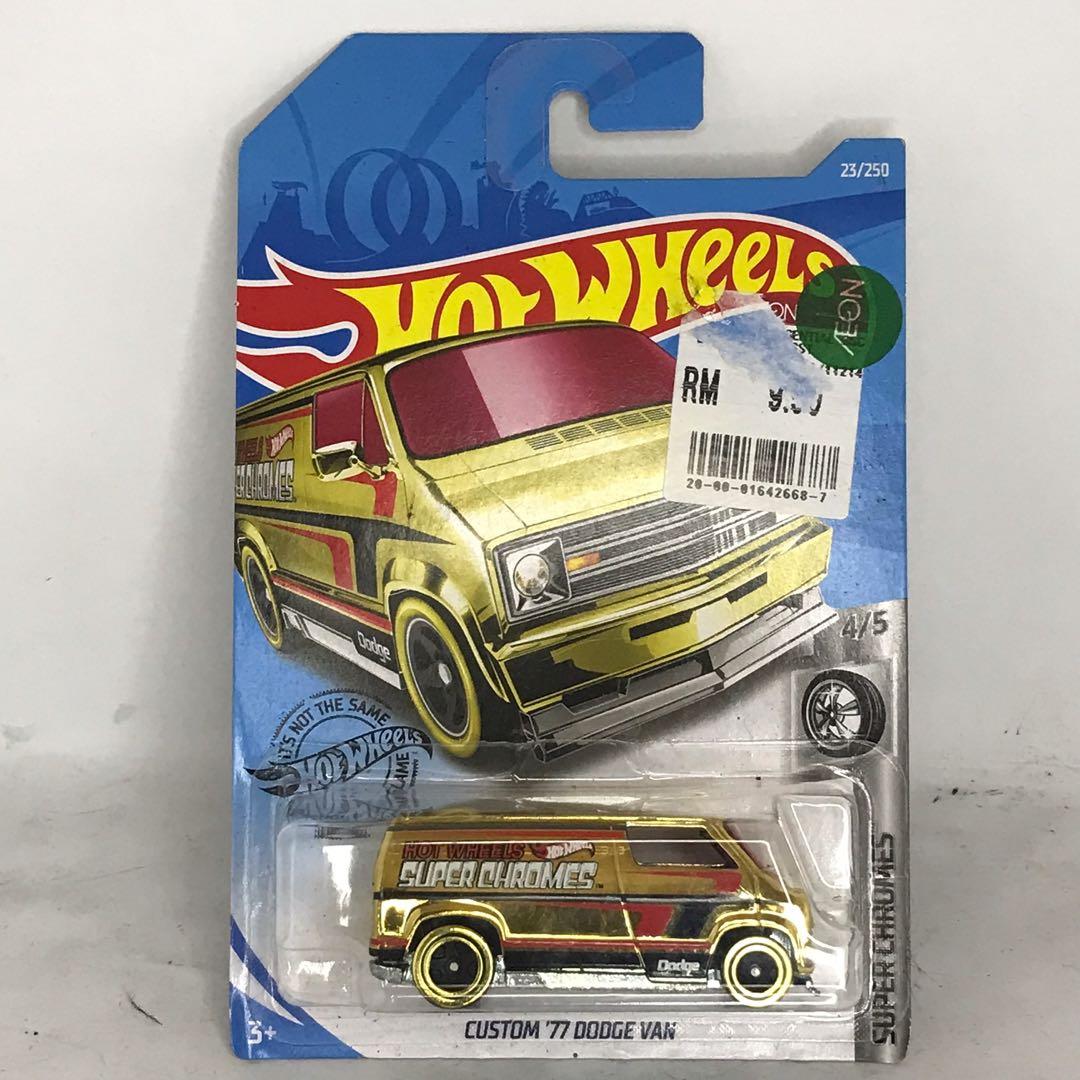 Hot Wheels Super Chromes Custom 77 Dodge Van Hobbies Toys Toys