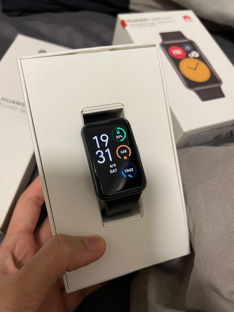 Huawei Watch Fit Black with free extra strap Mobile Phones