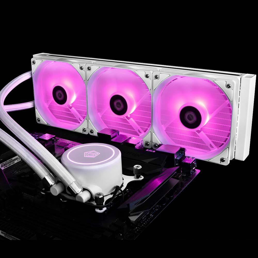 ID-Cooling Auraflow X 360 snow, Computers & Tech, Parts & Accessories ...