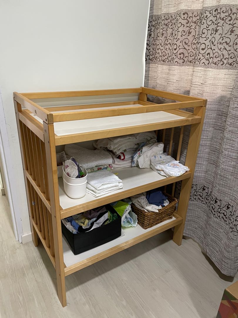 IKEA baby changing table, Babies & Kids, Baby Nursery & Kids Furniture