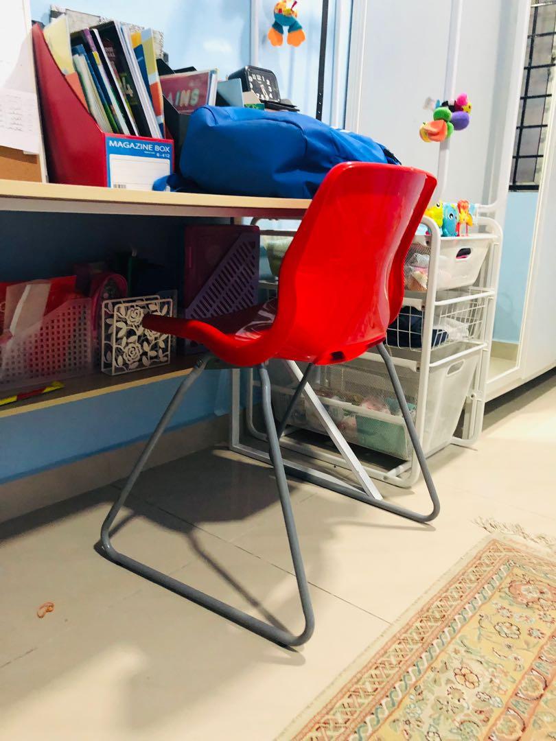 2 Ikea chair & study table (fit for 2 chair), Furniture & Home Living