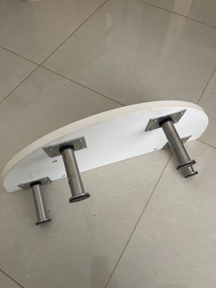 IKEA MALM Table with Monitor Stand, Furniture & Home Living, Furniture