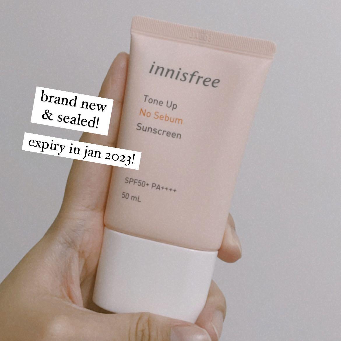 (Pending) Innisfree Tone Up No Sebum Sunscreen SPF50+ PA++++ (50ml