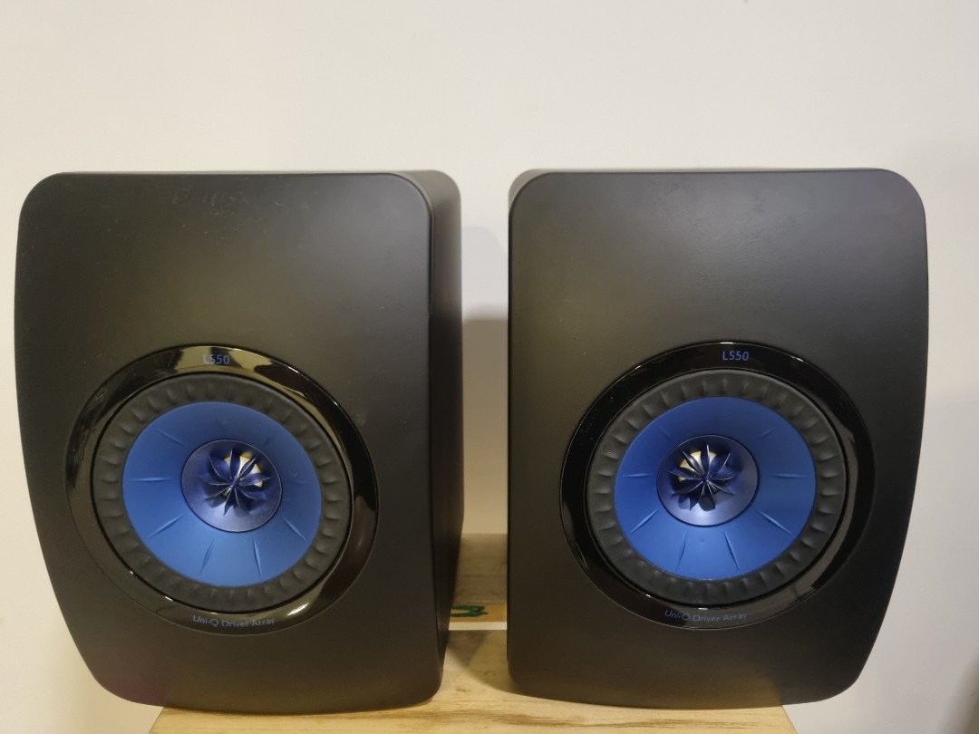 KEF LS50 Frosted Black Special Edition Bookshelf Speaker Audio