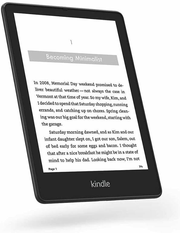 KINDLE PAPERWHITE 11TH GEN 32GB (Category: E-Readers) located in Taguig. Submitted by urbangizbyinfomax (Listing ID 1154052589, Image 3). Description: Product Highlights : The standard Kindle Paperwhite 11th-gen sports a larger 6.8-inch display compared to the 6-inch display from the previous iteration. The bezels have also been slimmed down, allowing for more content to be displayed on the screen. But there’s still the larger bezel at the bottom