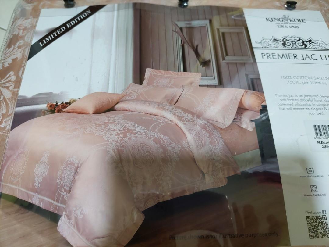 King Koil Queen Bed Set, Furniture & Home Living, Bedding & Towels on