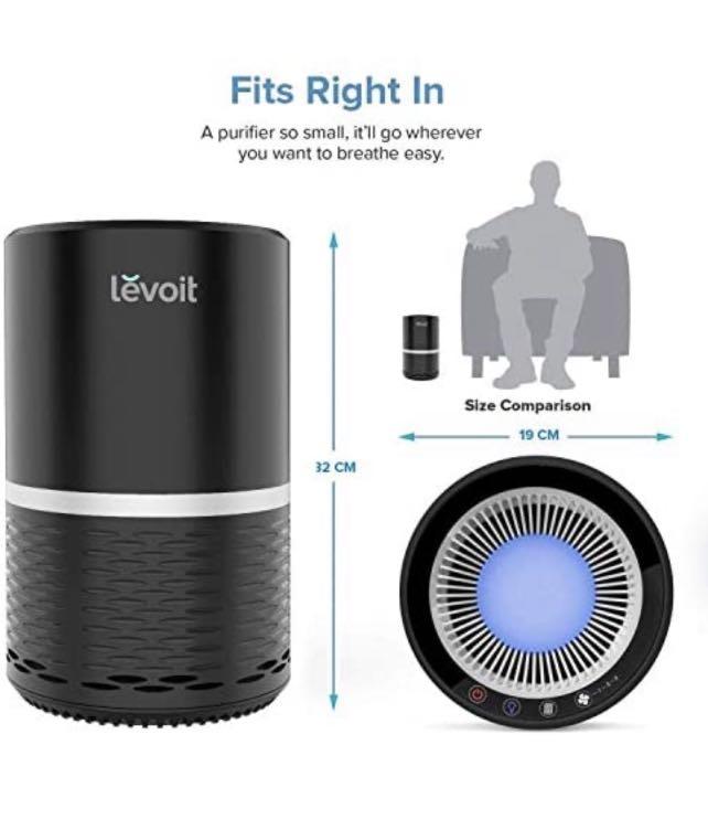 Levoit Compact true HEPA Air Purifier, Furniture & Home Living, Home