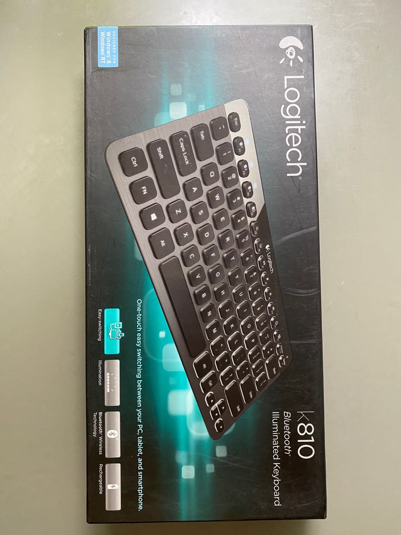 Logitech K810 Bluetooth Illuminated Keyboard, Computers & Tech, Parts ...