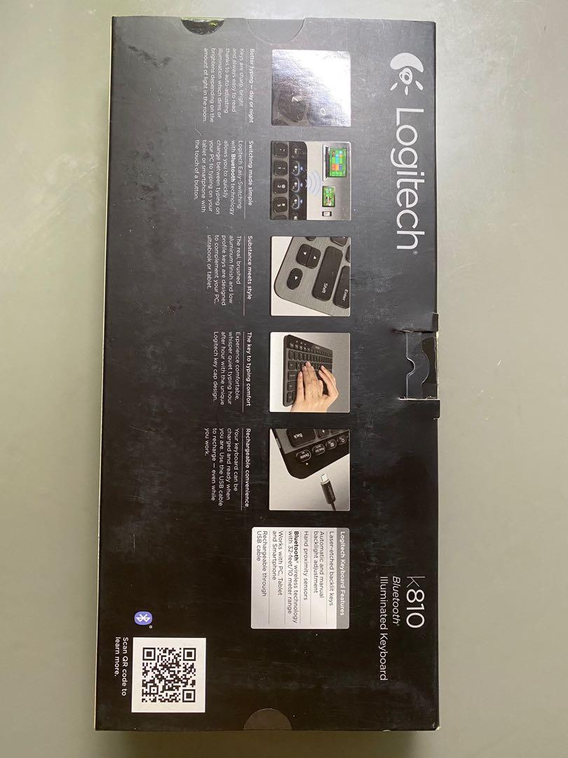 Logitech K810 Bluetooth Illuminated Keyboard, Computers & Tech, Parts ...