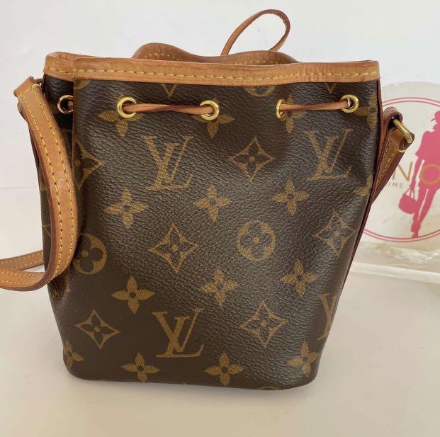 Louis Vuitton - Authenticated Nano Noé Handbag - Linen Brown for Women, Never Worn