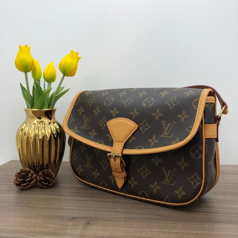 LOUIS VUITTON Monogram Sologne Crossbody Bag GHW Women s