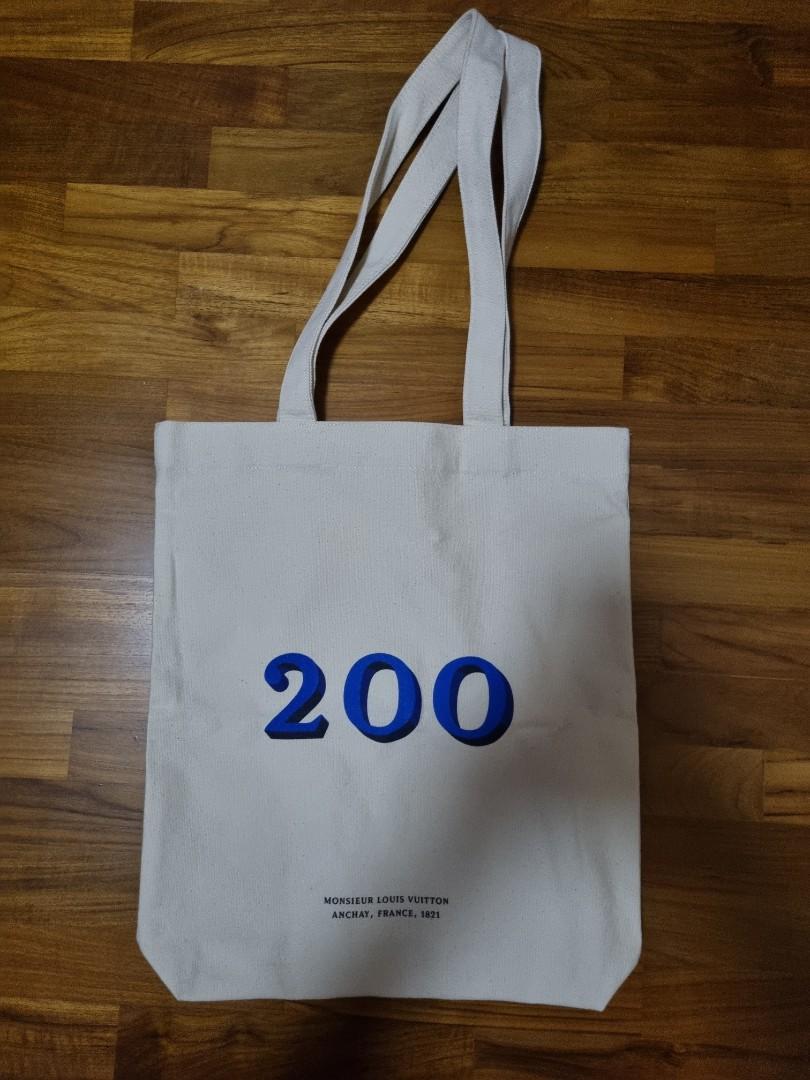 Authentic Louis Vuitton Canvas Shoulder Tote Bag Louis 200 Lim