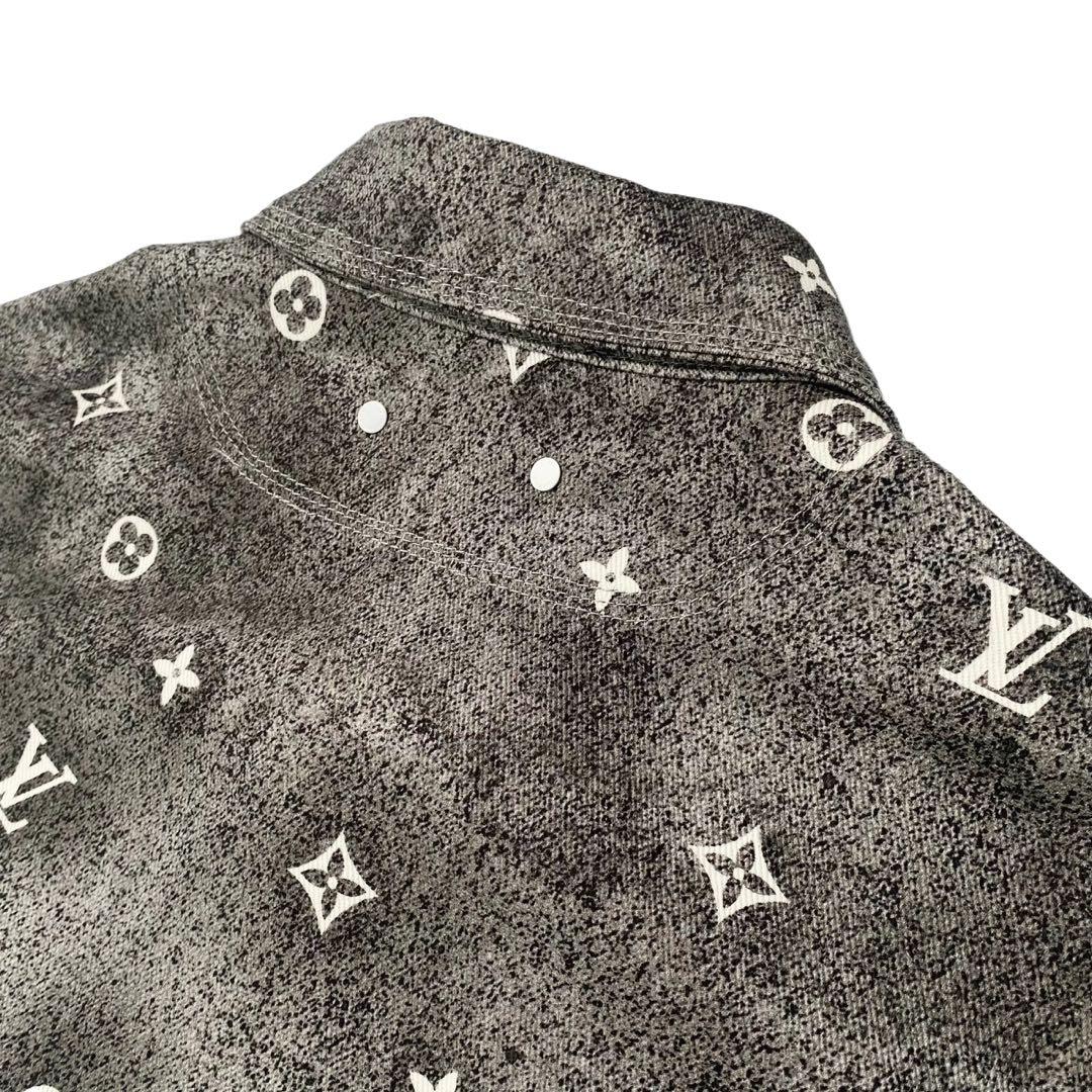 LV Monogram Spray Workwear Shirt, Luxury, Apparel on Carousell