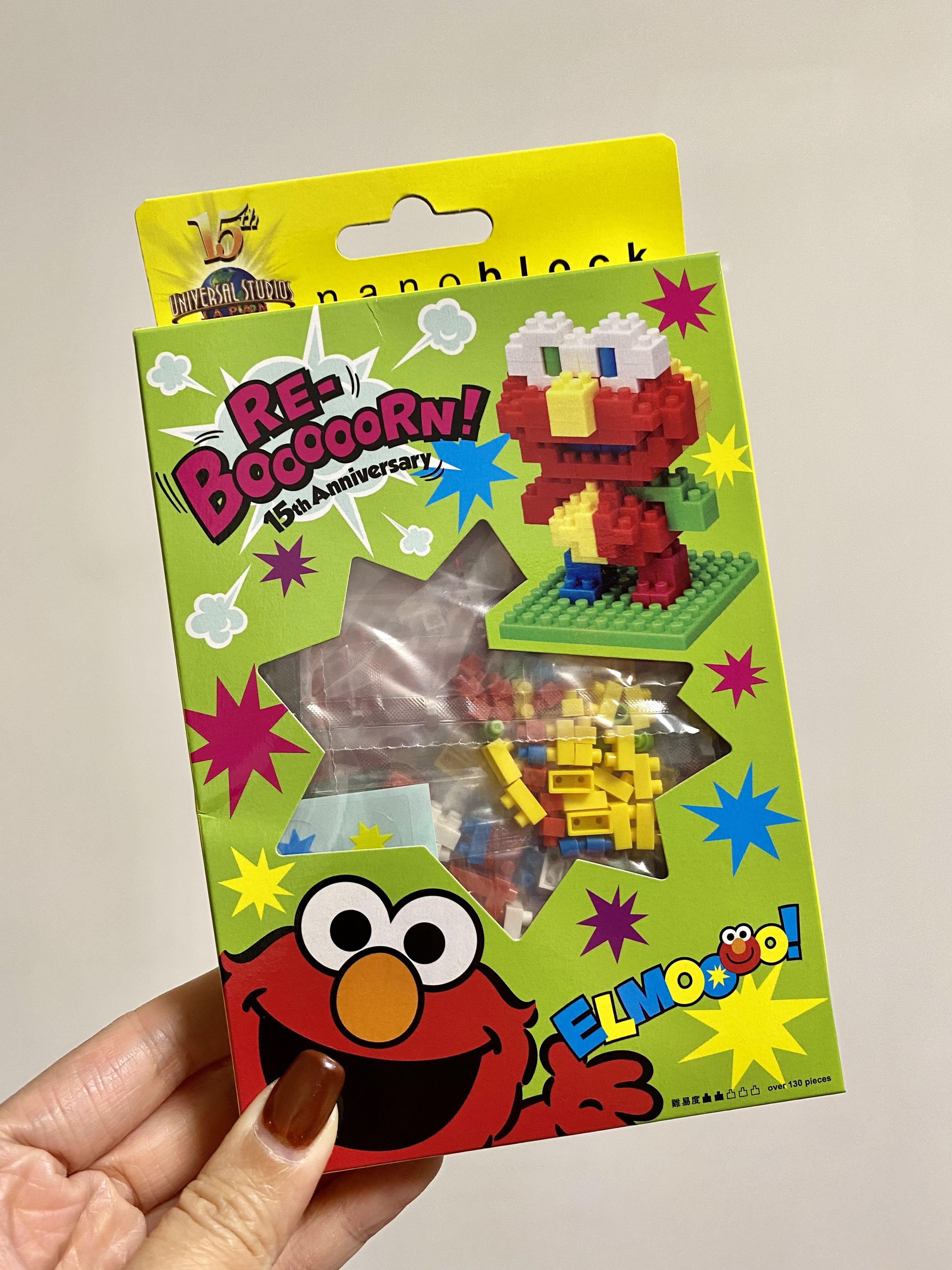 Made In Japan Nanoblock Sesame Street Elmo 15th Anniversary Universal Studios Usj 芝麻街15周年紀念版紅色迷你積木 興趣及遊戲 玩具 遊戲類 Carousell