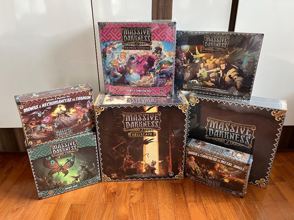 Massive Darkness 2 – Hellscape Pledge – Kickstarter – Neuf – Version Française