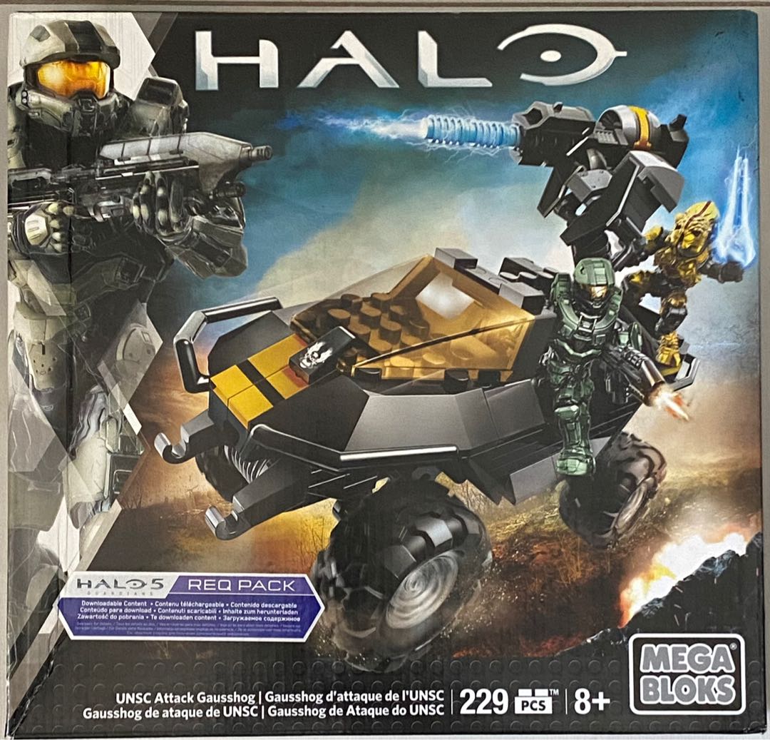 Mega bloks halo gausshog deals