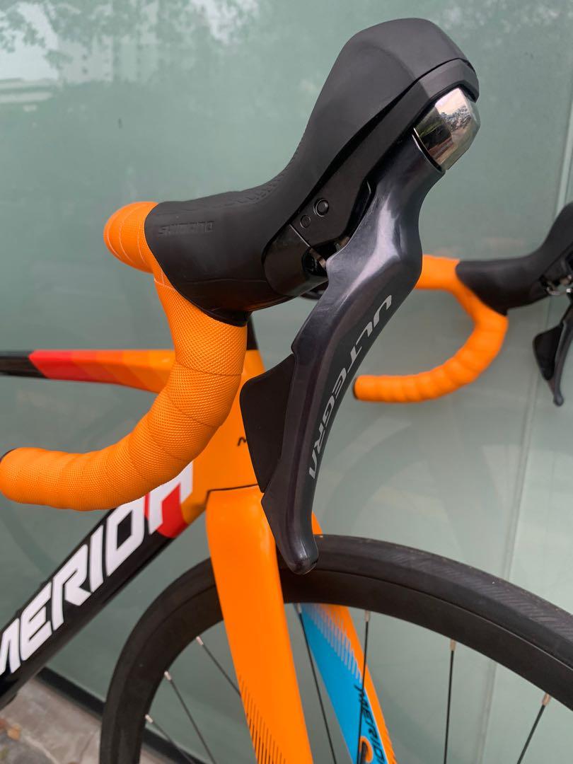 Merida Reacto 5000 (Category: Bicycles) located in Singapore. Submitted by autumn_angel_sports_pte_ltd (Listing ID 1153975365, Image 2). Description: Brand new Shimano Ultegra 11s Carbon bike Size XXS Suitable for 1.58-1.68 riders Brand new set 100% authentic if not full refund Can check out our review before purchase Thank you for browsing Bike will be fully set up and tuned .