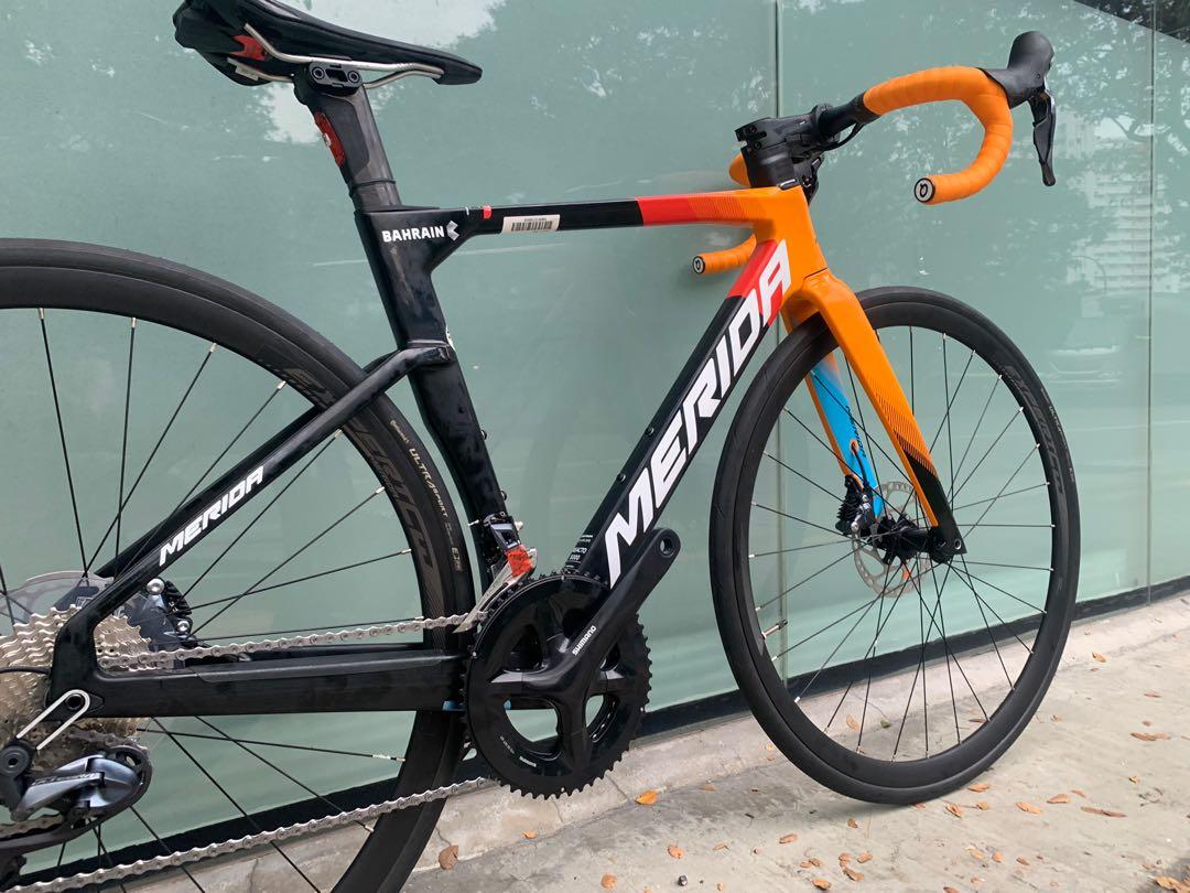 Merida Reacto 5000 (Category: Bicycles) located in Singapore. Submitted by autumn_angel_sports_pte_ltd (Listing ID 1153975365, Image 1). Description: Brand new Shimano Ultegra 11s Carbon bike Size XXS Suitable for 1.58-1.68 riders Brand new set 100% authentic if not full refund Can check out our review before purchase Thank you for browsing Bike will be fully set up and tuned .