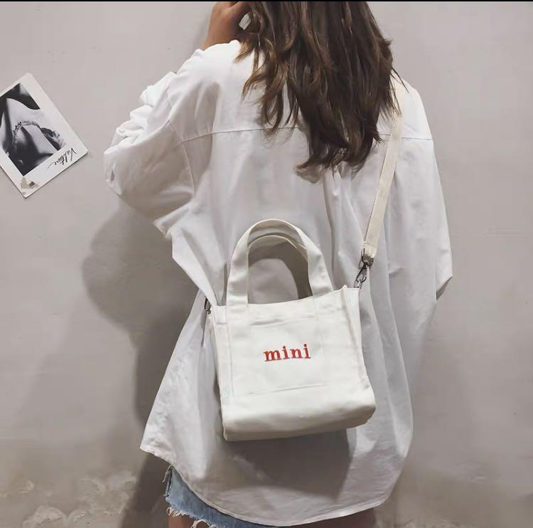 Mini canvas new arrivals sling bag