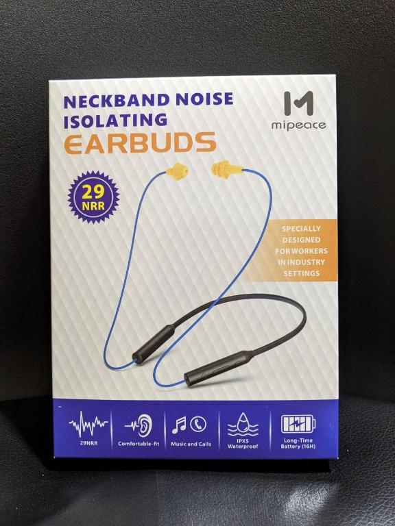 Mipeace Neckband Wireless Earbuds Earplugs, Audio, Earphones on