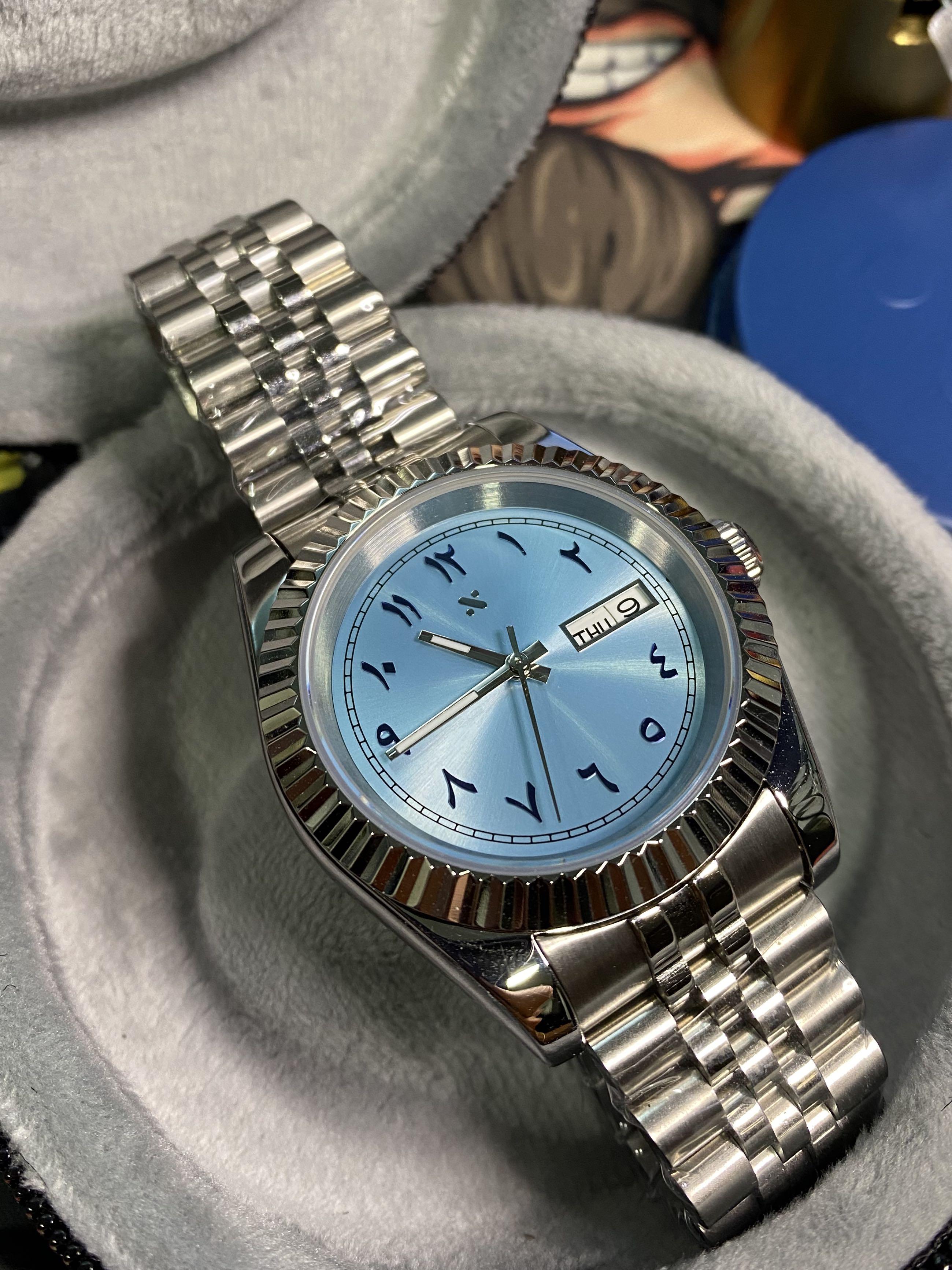 Modded Arabic Datejust Seiko, Men's Fashion, Watches & Accessories, Watches  on Carousell