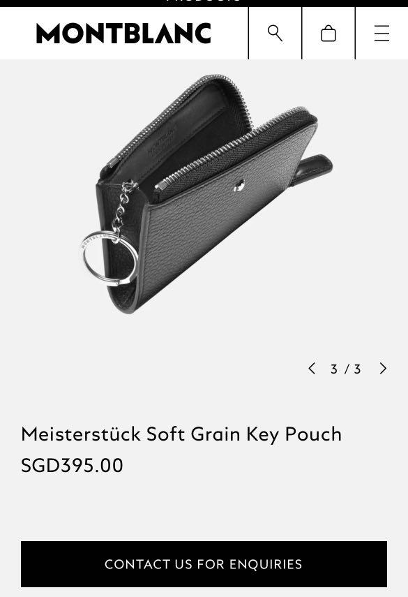 Meisterstück soft sale grain key pouch