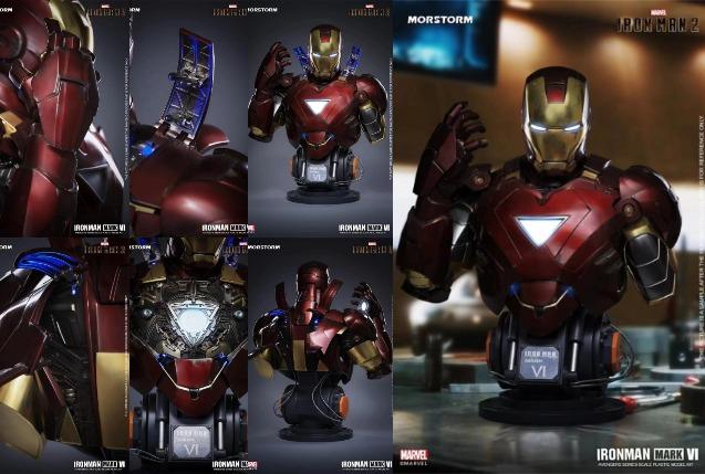 Morstorm - Iron Man Mark Vi Bust, Hobbies & Toys, Toys & Games On Carousell