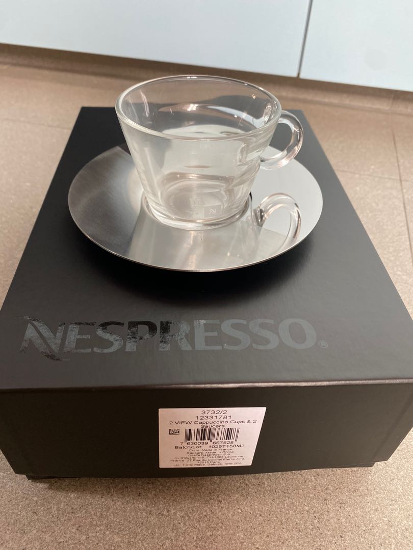 Nespresso VIEW Cappuccino Cup Set x2 
