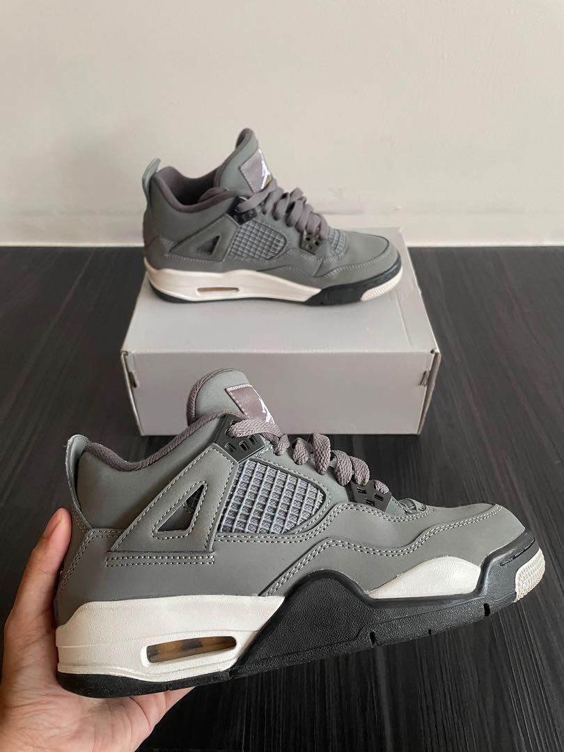 Nike Air Jordan 4 retro cool grey Women s Fashion Footwear