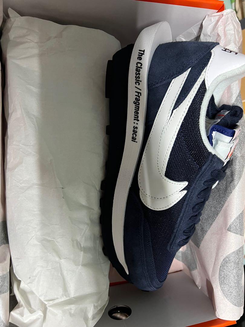 Nike Sacai fragment Ld waffle us9 blue, 男裝, 鞋, 波鞋- Carousell