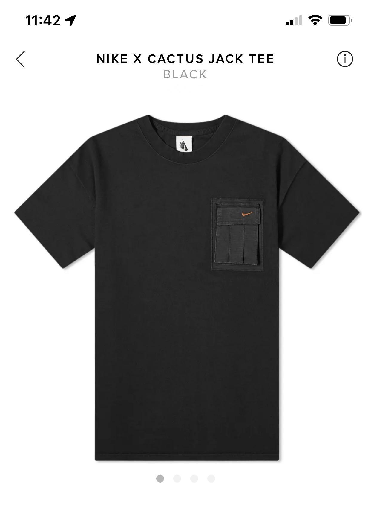 Travis scott hotsell nike pocket tee