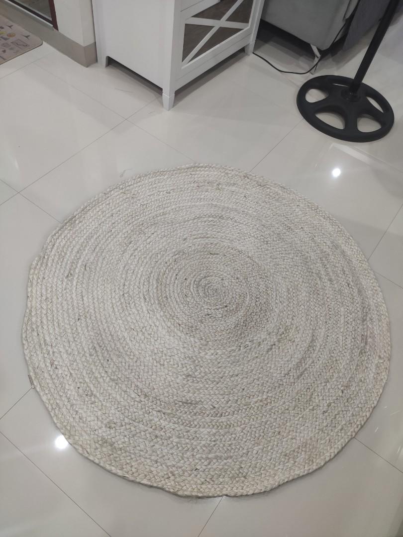 NuLOOM Round Jute Rug, Furniture & Home Living, Home Decor, Carpets
