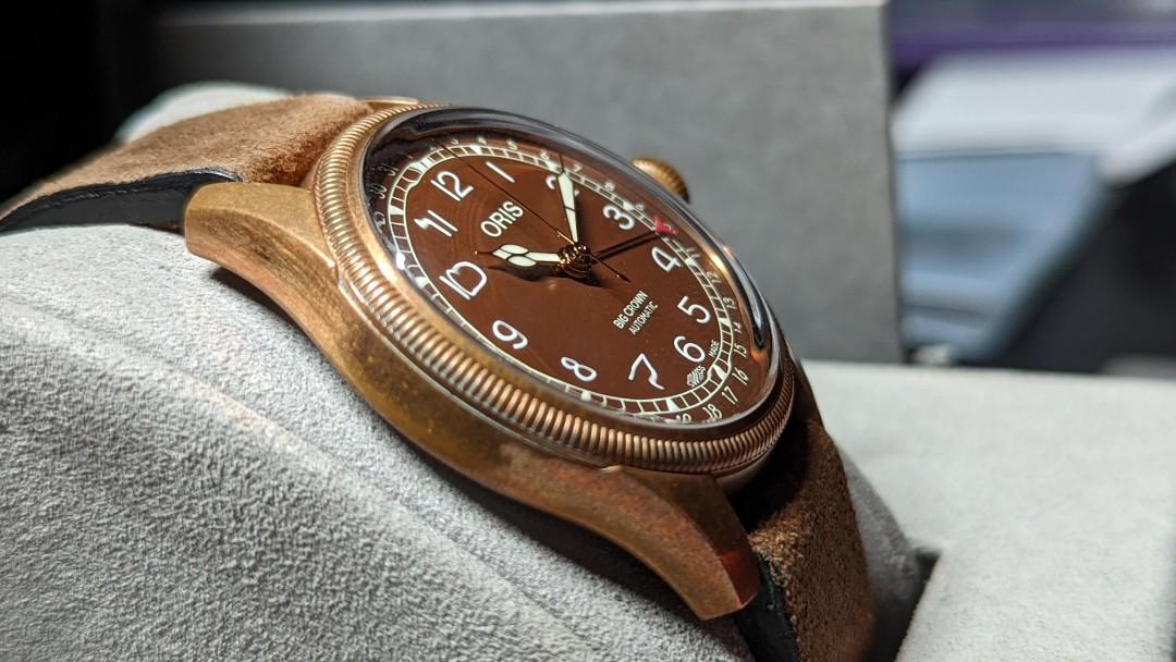 Oris big crown bronze patina outlet