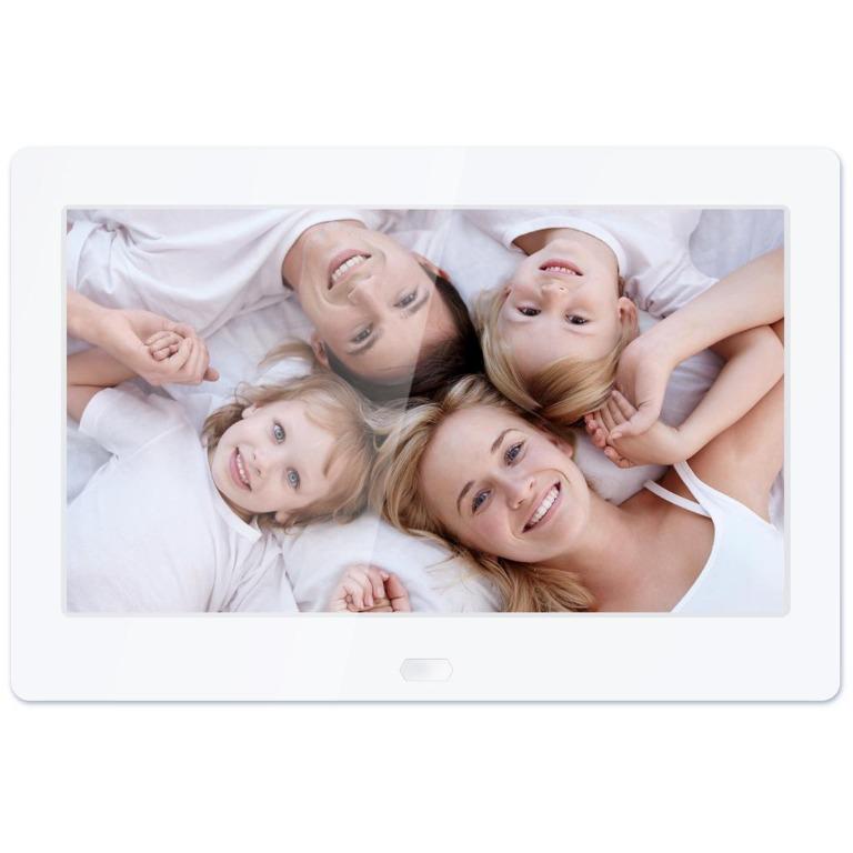P700 Digital Photo Frame, Play Photos, Videos, Music, Set Alarm Clock