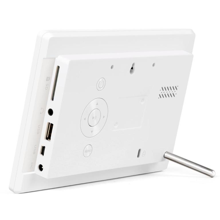 P700 Digital Photo Frame, Play Photos, Videos, Music, Set Alarm Clock