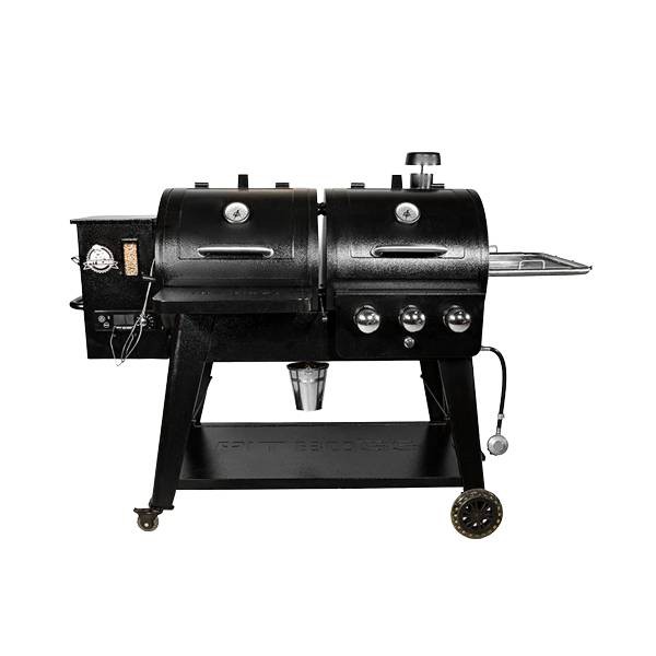 Gas And Charcoal Grill Combo With Smoker Longhorn Oklahoma Joe