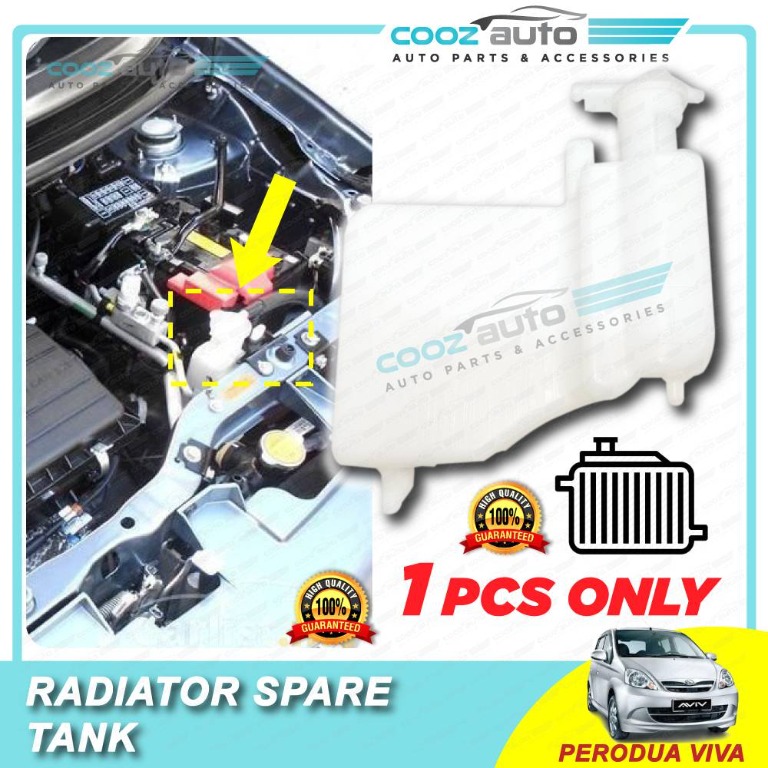 Perodua Viva Water Radiator Spare Second tank bottle jar reservoir ...