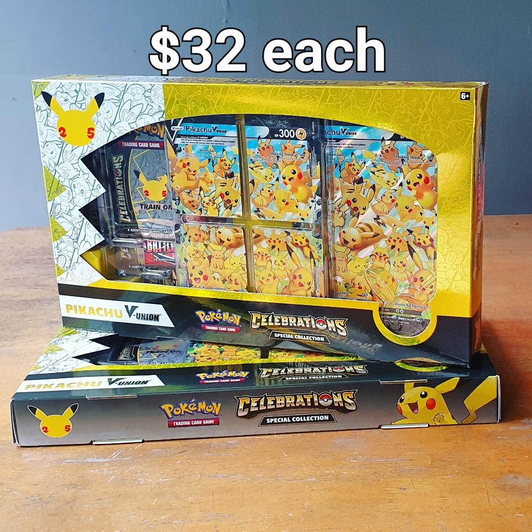 pokémon trading card game celebrations special collection pikachu v- union Celebrations Pikachu V-Union Collection main image 0