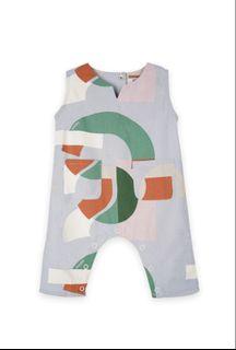 POKOKS : The Bangun Babies Sleeveless Jumpsuit - Lumi Print