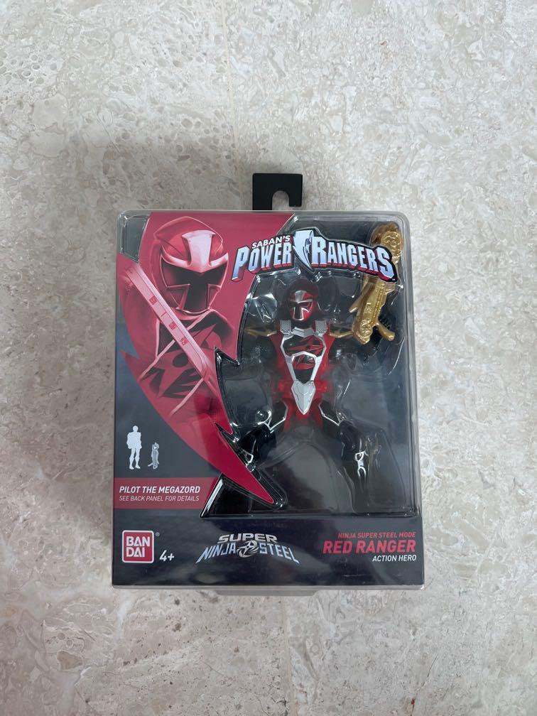 Power Rangers Super Ninja Steel Ninja Super Steel Mode Red Ranger