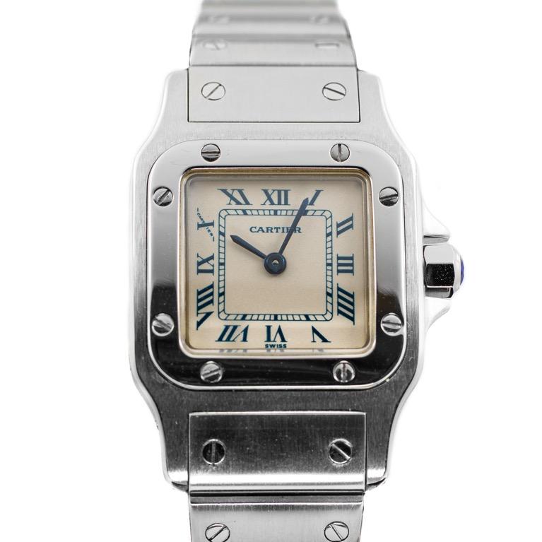 Cartier santos galbee quartz online