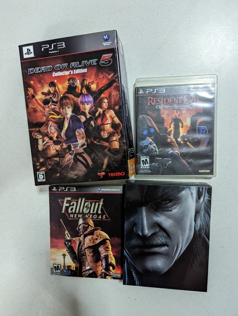 Ps3 playstation 3 dead or alive 5 collectors edition , fallout new ...
