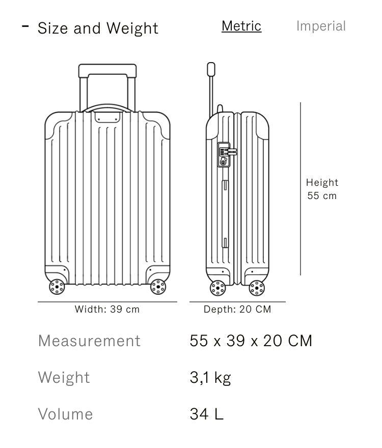 Rimowa Cabin S (essential), Hobbies & Toys, Travel, Luggage on Carousell