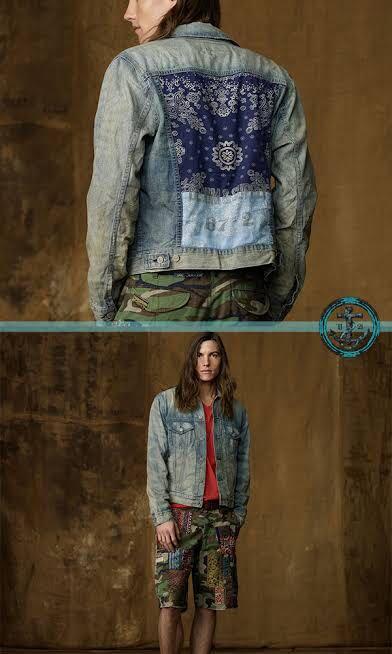 RL Denim Supply Denim Bandana Jacket 