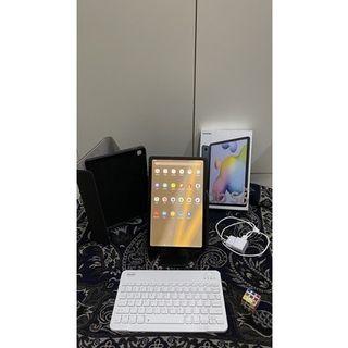 Samsung Galaxy tab S6 Lite 128Gb banyak Freenya (keyboard portable, exclusive cover case)