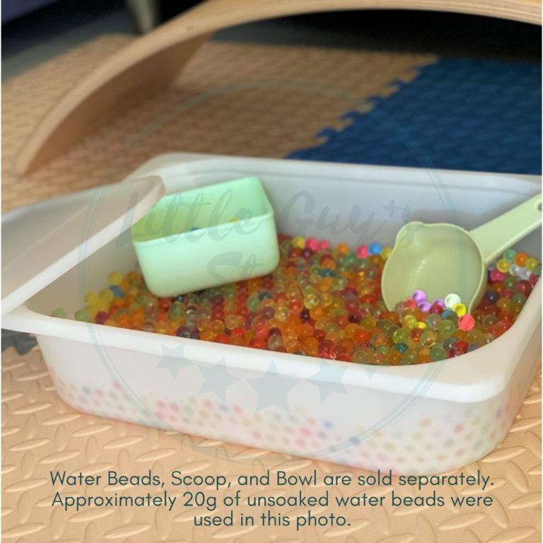 Sensory Play Bin Tools Plastic and Wooden Scoop for Sensory Play Ikea Trofast Tray Sensory