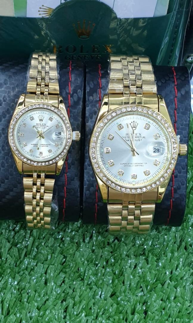 Set Couple Men ladies Watch Luxury Watches on Carousell